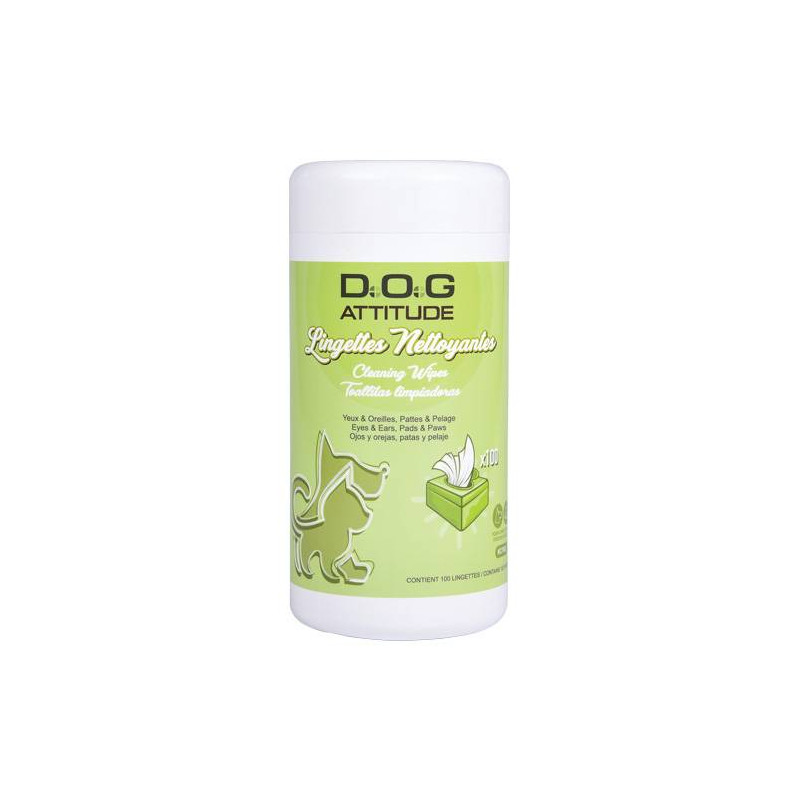 Lingettes Nettoyantes x100 - Chien Chat