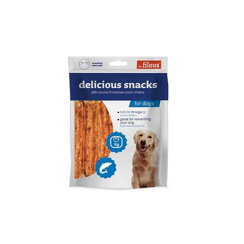 Délicieux snacks au saumon