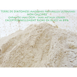 Lot 50kg - Terre de diatomées - Utilisable en Agriculture Biologique (RCE 834/2007)