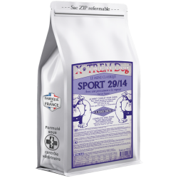 SPORT 29/14 _ X-TREM Dog SPORT Croquette française naturelle pour chien actif en 18kg