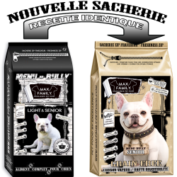 MENU Bully SENIOR Fish - Croquette chien SENIOR by MAX FAMILY - CROQUETTE SAUMON FRAIS SANS CEREALES